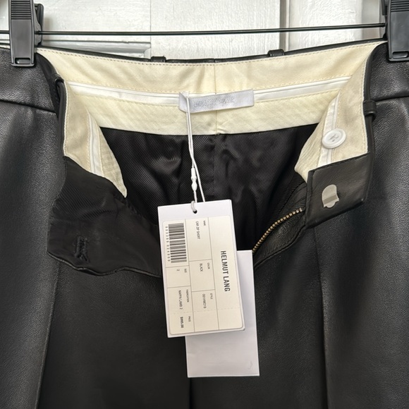 Brand new Helmut Lang long leather shorts size 2 - Picture 5 of 7